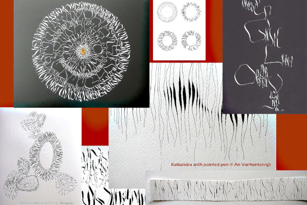 Kurs. Nr. 492 Kalligraphie Workshop mit An Vanhentenrijk vom 21. - 25. September 2026 im Haftelhof Schweighofen